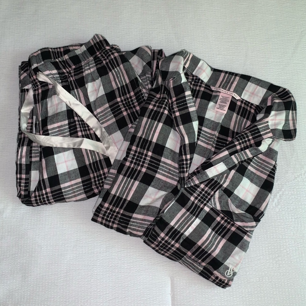 Flannel Long Pajama Set